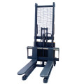 1500kg 2000kg hand pallet lifter stacker manual semi-electric forklift